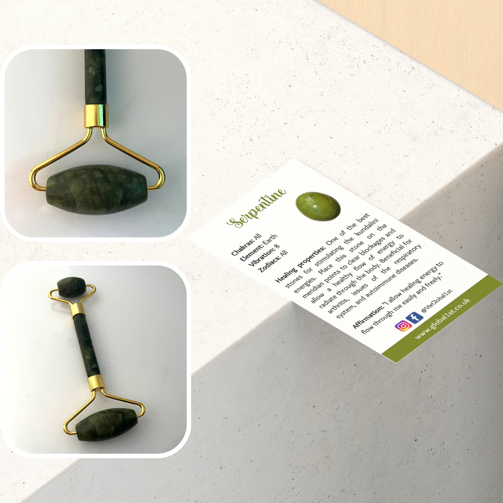 Crystal Face Roller: Serpentine