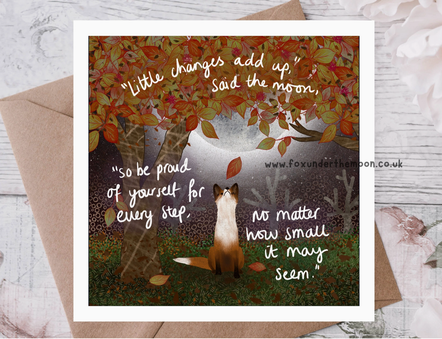Changes - Greeting Card By Fox Under The Moon