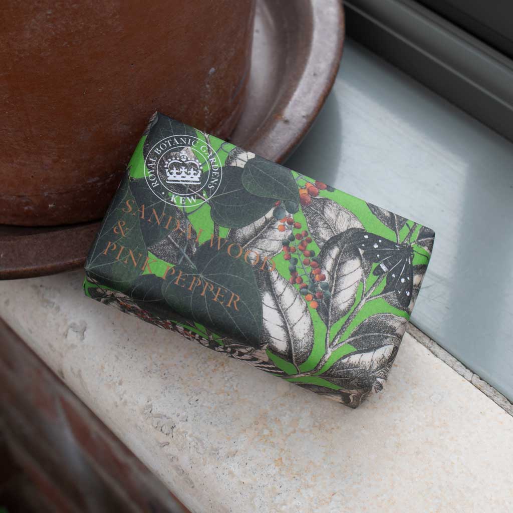 Kew Gardens Sandalwood and Pink Pepper Soap