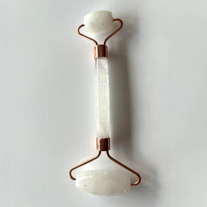 Crystal Face Roller: Clear Quartz