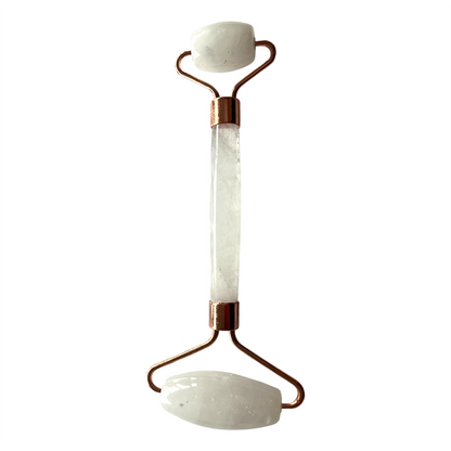 Crystal Face Roller: Clear Quartz