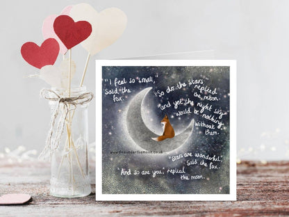 "Small" Card by Fox Under The Moo: Naked (no cello wrapping)