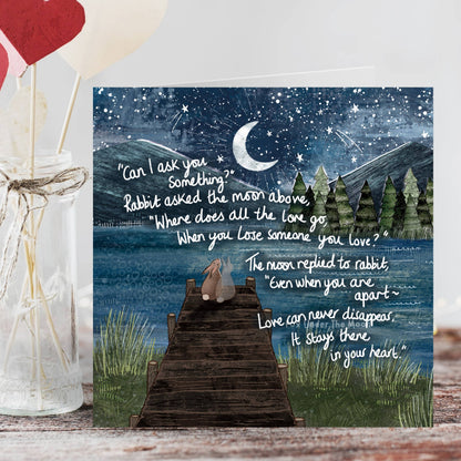 'Apart' - Greeting Card by Fox Under The Moon: Naked (no cello wrapping)