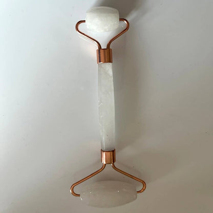 Crystal Face Roller: Clear Quartz