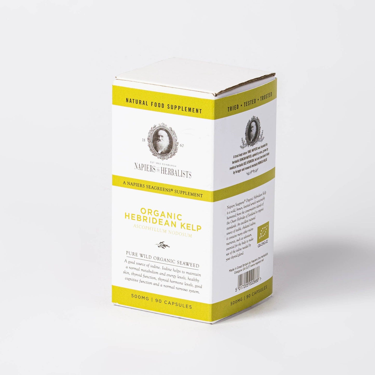 Napiers Seagreens® Organic Hebridean Kelp Capsules