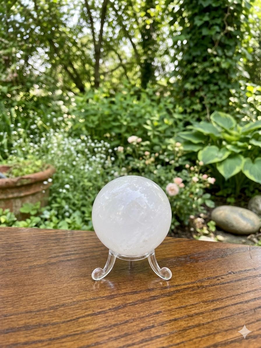 Clear Quartz Crystal Sphere
