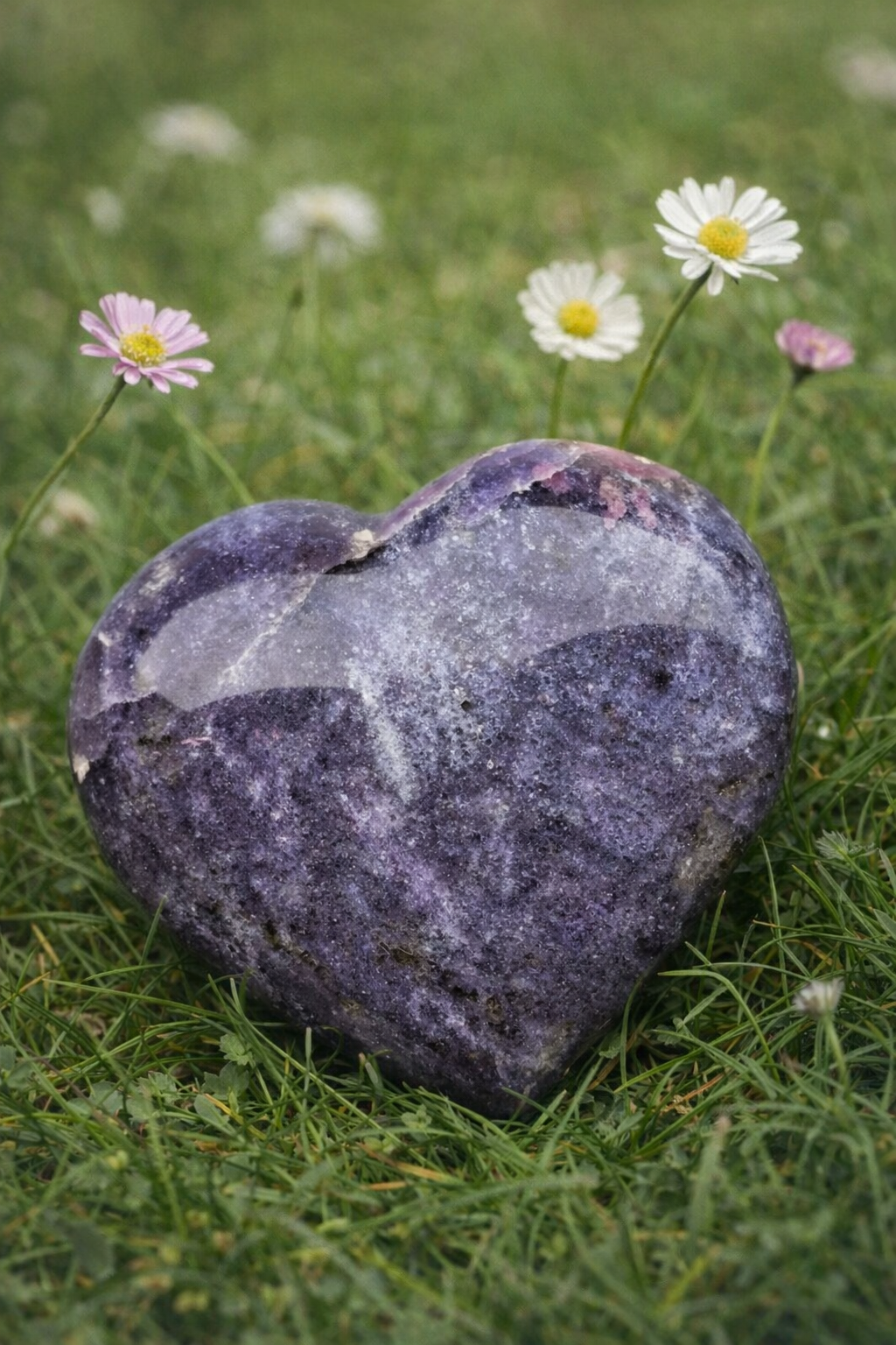 Lepidolite Heart - 326g
