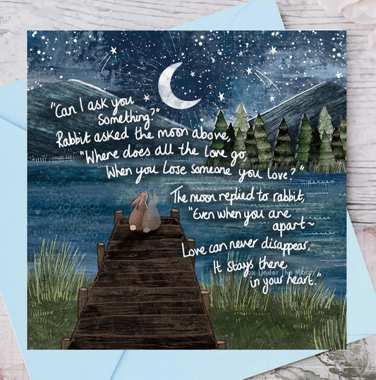 Apart - Foiled Greeting Card By Fox Under The Moon