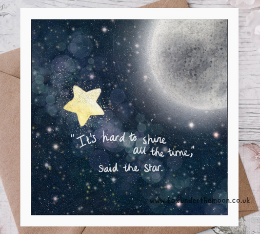 Star - Greeting Card By Fox Under The Moon