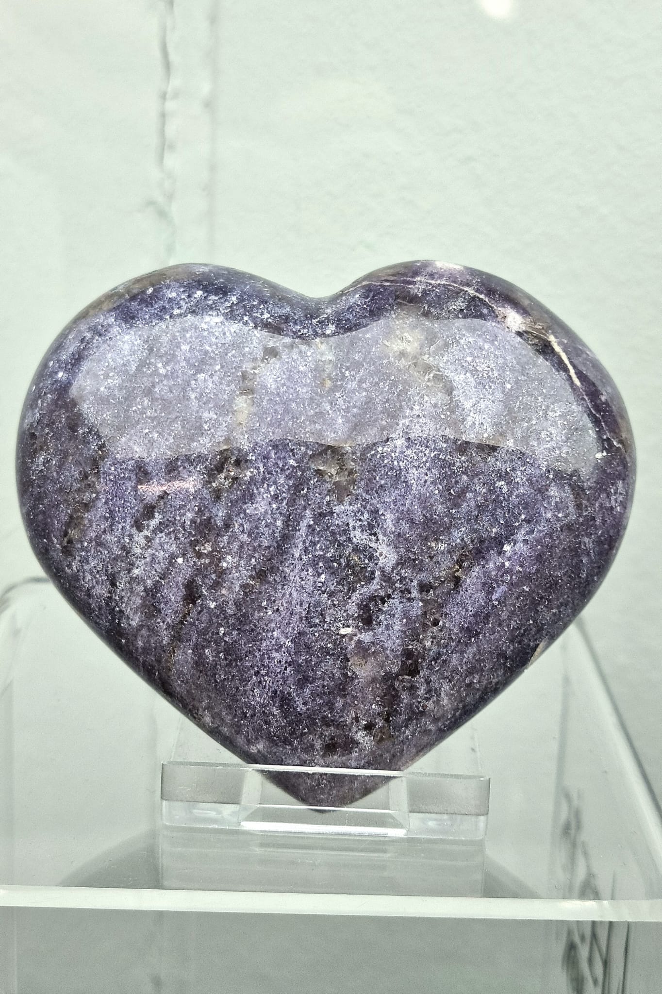 Lepidolite Heart - 326g