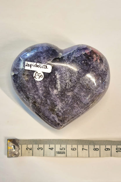 Lepidolite Heart - 326g