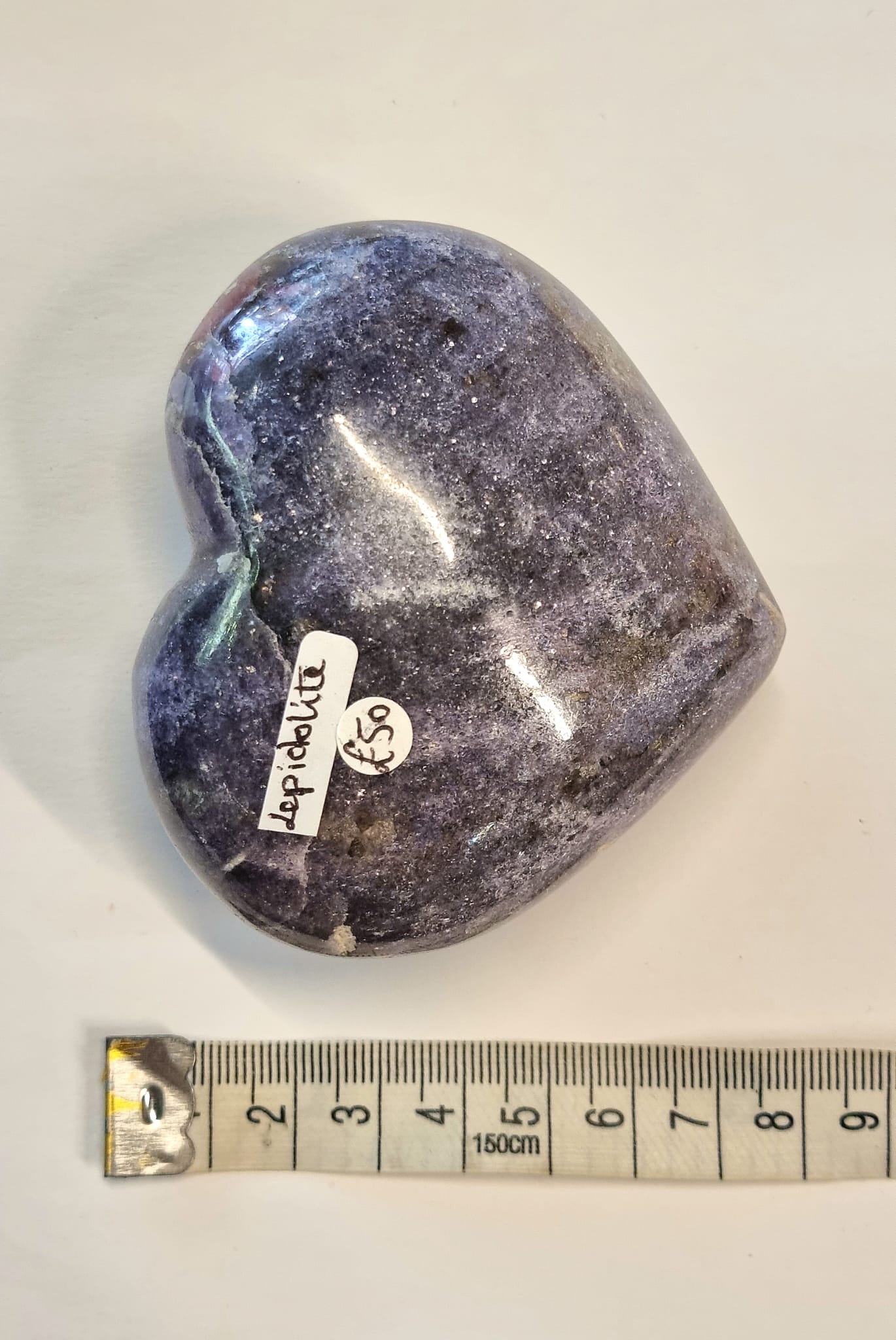 Lepidolite Heart - 326g