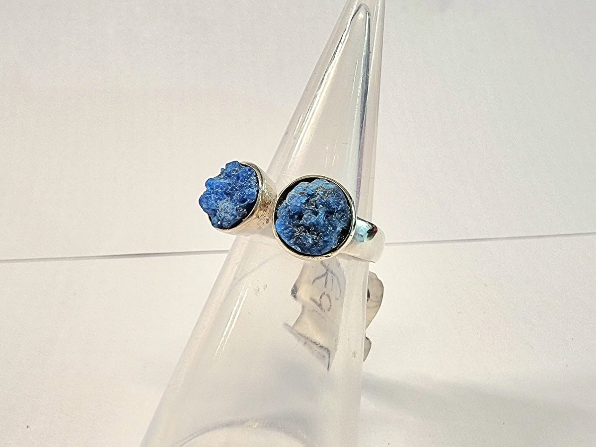 Our "Duet" of Cavansite ring size O